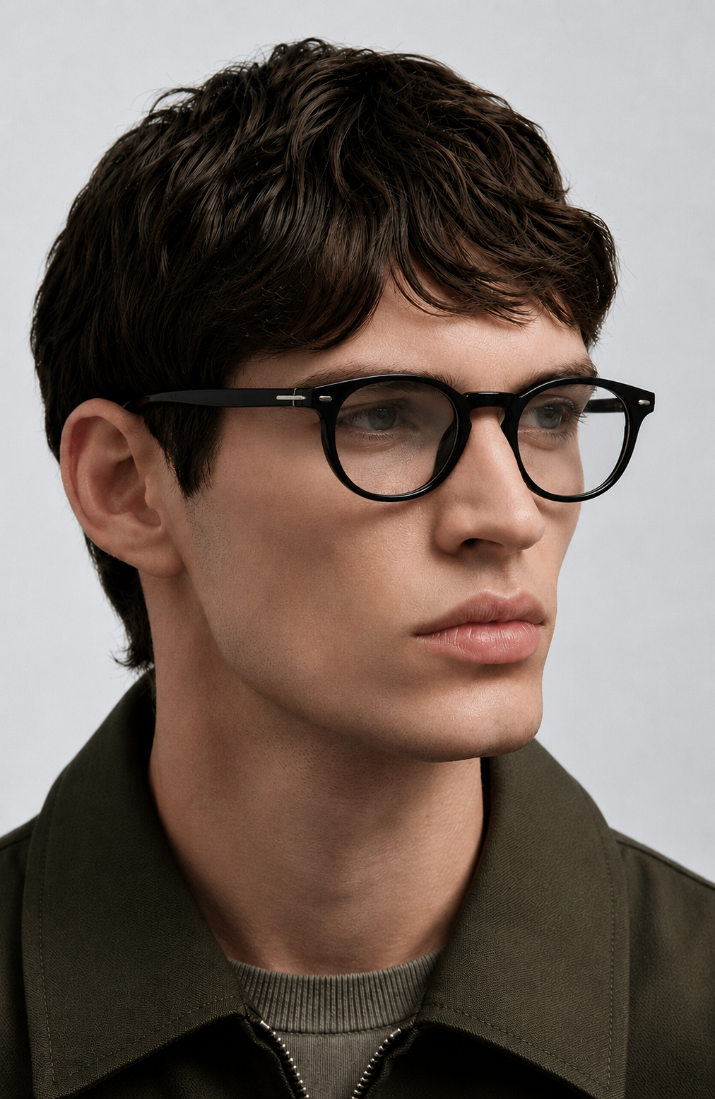 POVA Orbit – Round Sunglasses, Clear Lens
