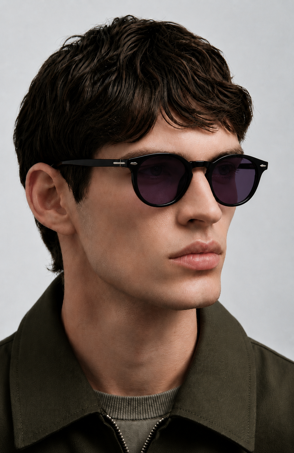 POVA Orbit – Round Sunglasses, Purple Lens