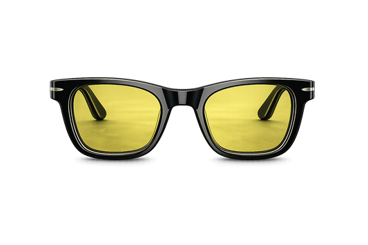 POVA Vega – Square Sunglasses, Yellow Lens