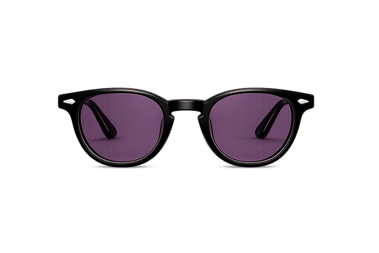 POVA Orbit – Round Sunglasses, Purple Lens