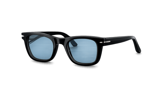 POVA Vega – Square Sunglasses, Blue Lens