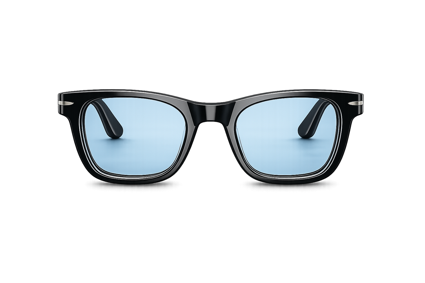 POVA Vega – Square Sunglasses, Blue Lens