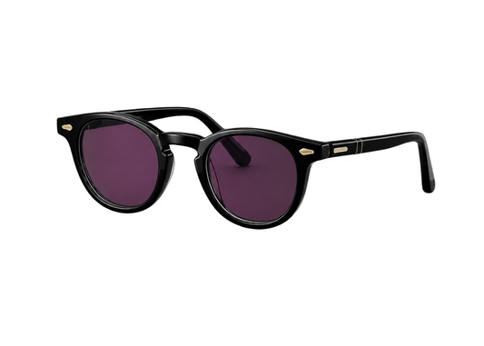 POVA Orbit – Round Sunglasses, Purple Lens