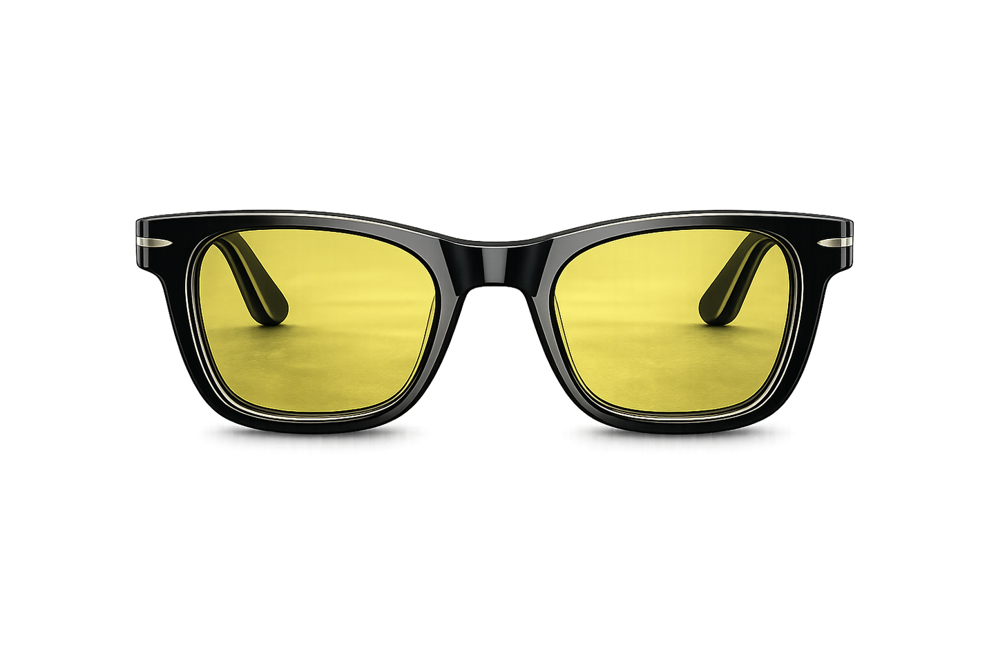 POVA Vega – Square Sunglasses, Yellow Lens